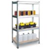REGAŁ MAGAZYNOWY 4-PÓŁKOWY 150x75x30CM NOŚNOŚĆ PÓŁKI 135KG