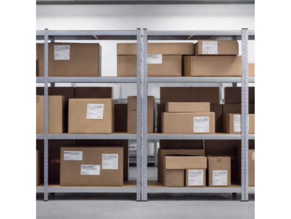 REGAŁ MAGAZYNOWY 4-PÓŁKOWY 150x75x30CM NOŚNOŚĆ PÓŁKI 135KG