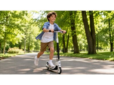 TRIKE FIX HULAJNOGA DLA DZIECI DWUKOŁOWA LED SKŁADANA