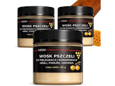 VEZO WOSK DO POLEROWANIA MEBLI PODŁÓG 3SZT