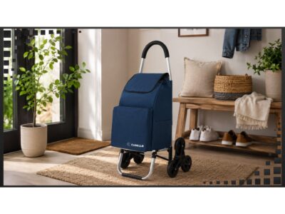 CARELLE NEW PARIS WÓZEK NA ZAKUPY/NEW PARIS RS-2410 GRANAT 5906884043568
