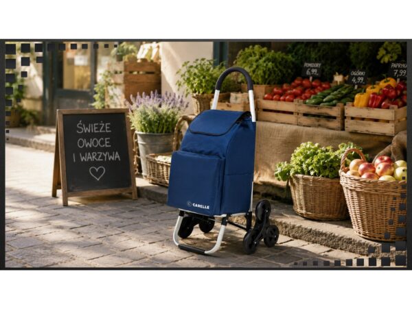 CARELLE NEW PARIS WÓZEK NA ZAKUPY/NEW PARIS RS-2410 GRANAT 5906884043568