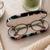 ETUI NA OKULARY TWARDE MOTYLE - czarny