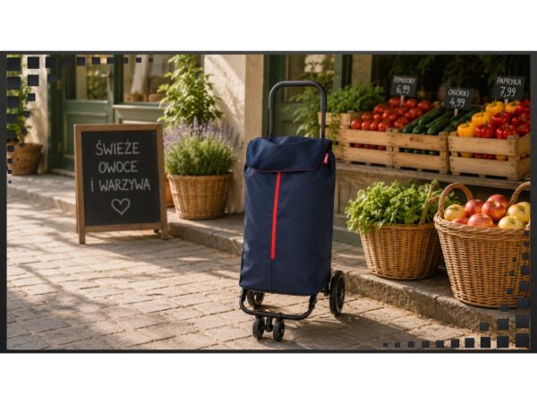 GIMI NEW TWIN WÓZEK NA ZAKUPY/NEW TWIN BLUE GM-169326 8001244025936