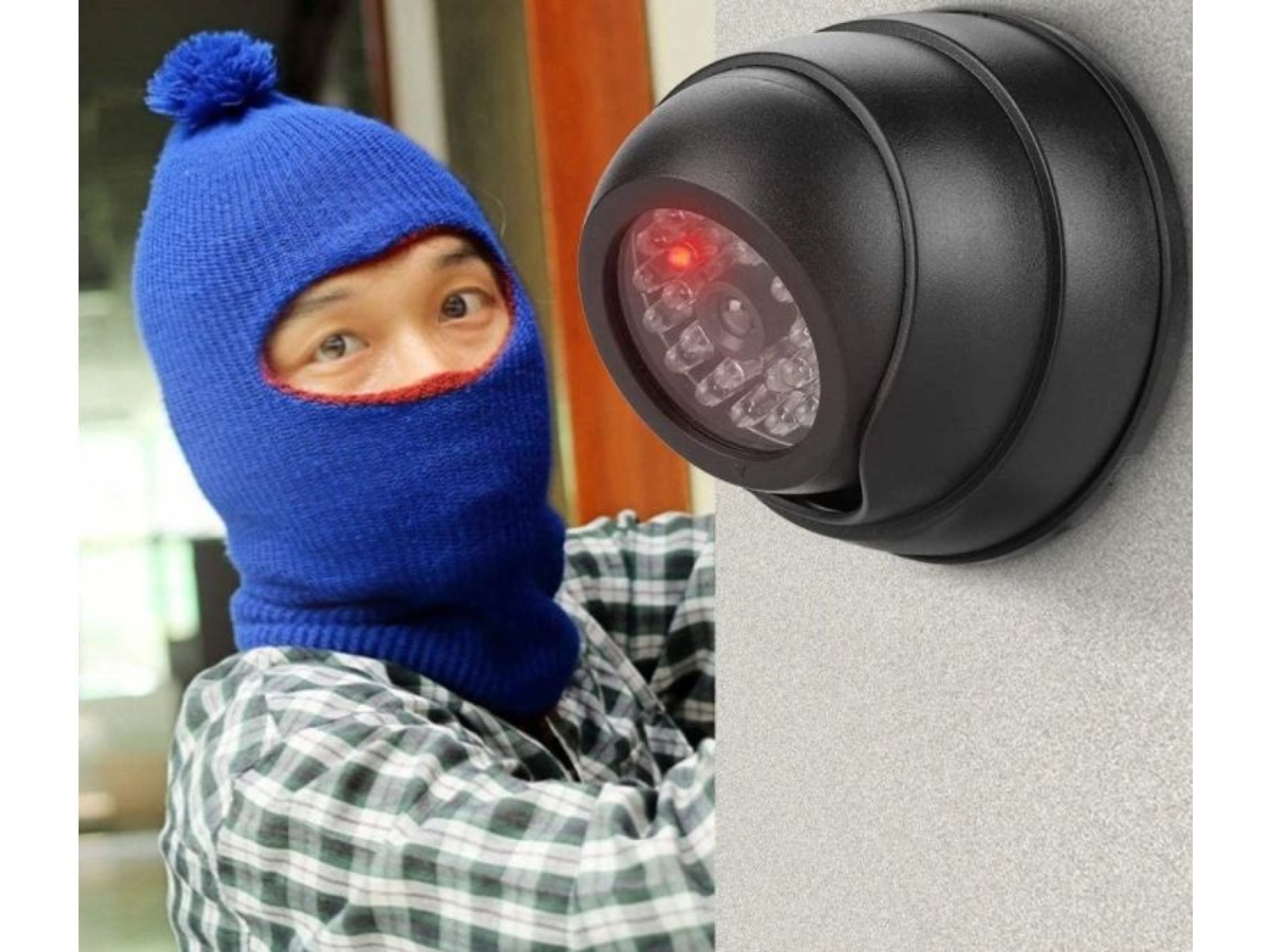 KAMERA ATRAPA KOPUŁOWA PRZEMYSŁOWA KOPUŁKA IR LED