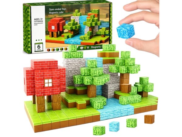 KLOCKI KONSTRUKCYJNE MAGNETYCZNE MINECRAFT 100SZT