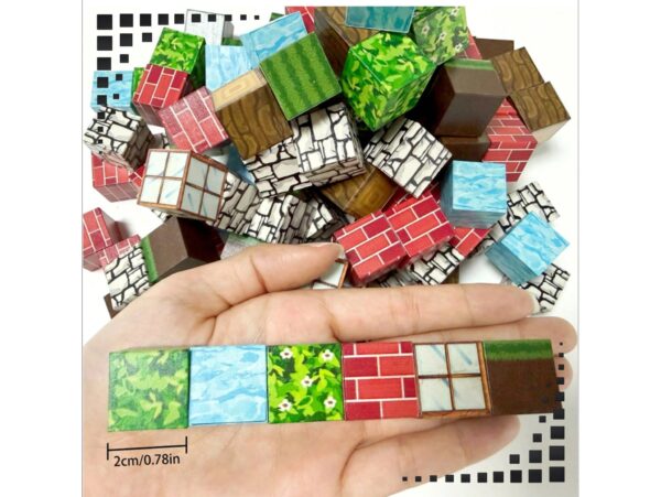 KLOCKI KONSTRUKCYJNE MAGNETYCZNE MINECRAFT 100SZT