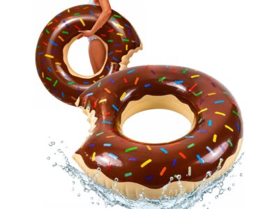 KOŁO DO PŁYWANIA DONUT 120CM - brązowy