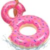 KOŁO DO PŁYWANIA DONUT 120CM - różowy