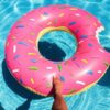 KOŁO DO PŁYWANIA DONUT 120CM - różowy