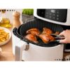 KOSZYK SILIKONOWY FORMA DO FRYTKOWNICY AIR FRYER OKRĄGŁA 20x17x5cm