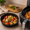KOSZYK SILIKONOWY FORMA DO FRYTKOWNICY AIR FRYER OKRĄGŁA 20x17x5cm