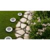 LAMPA OGRODOWA NAJAZDOWA SOLARNA 16 LED - biały zimny