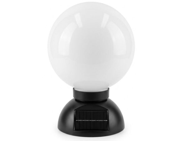 LAMPION SOLARNY KULA Z PODSTAWĄ 30x18 3 DIODY