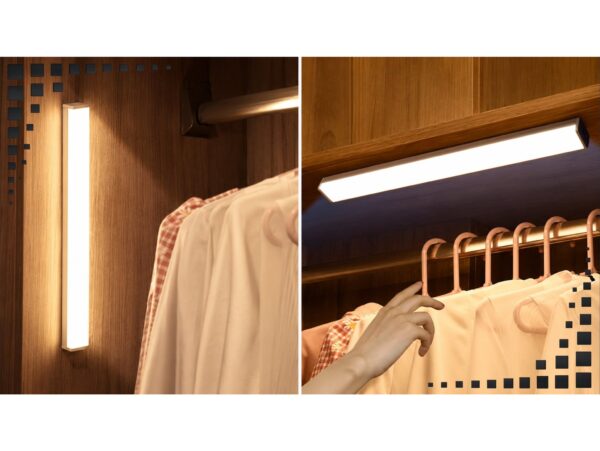 LAMPKA LED PODSZAFKOWA Z CZUJNIKIEM - światło zimne z magnesami