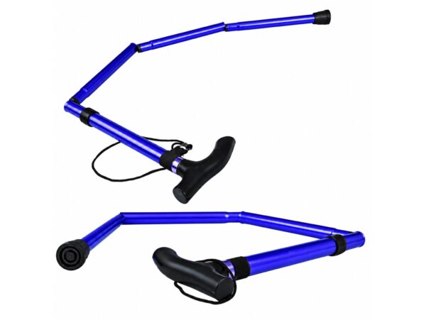 LASKA INWALIDZKA SKŁADANA 92cm - niebieski