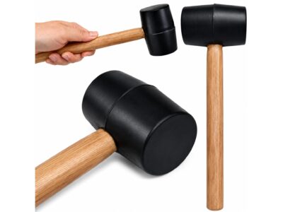 MŁOTEK GUMOWY BRUKARSKI DREWNIANA RĄCZKA - 250G