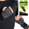 OPASKA STABILIZATOR ŚCIĄGACZ SPORTOWY NA NADGARSTEK - czarny