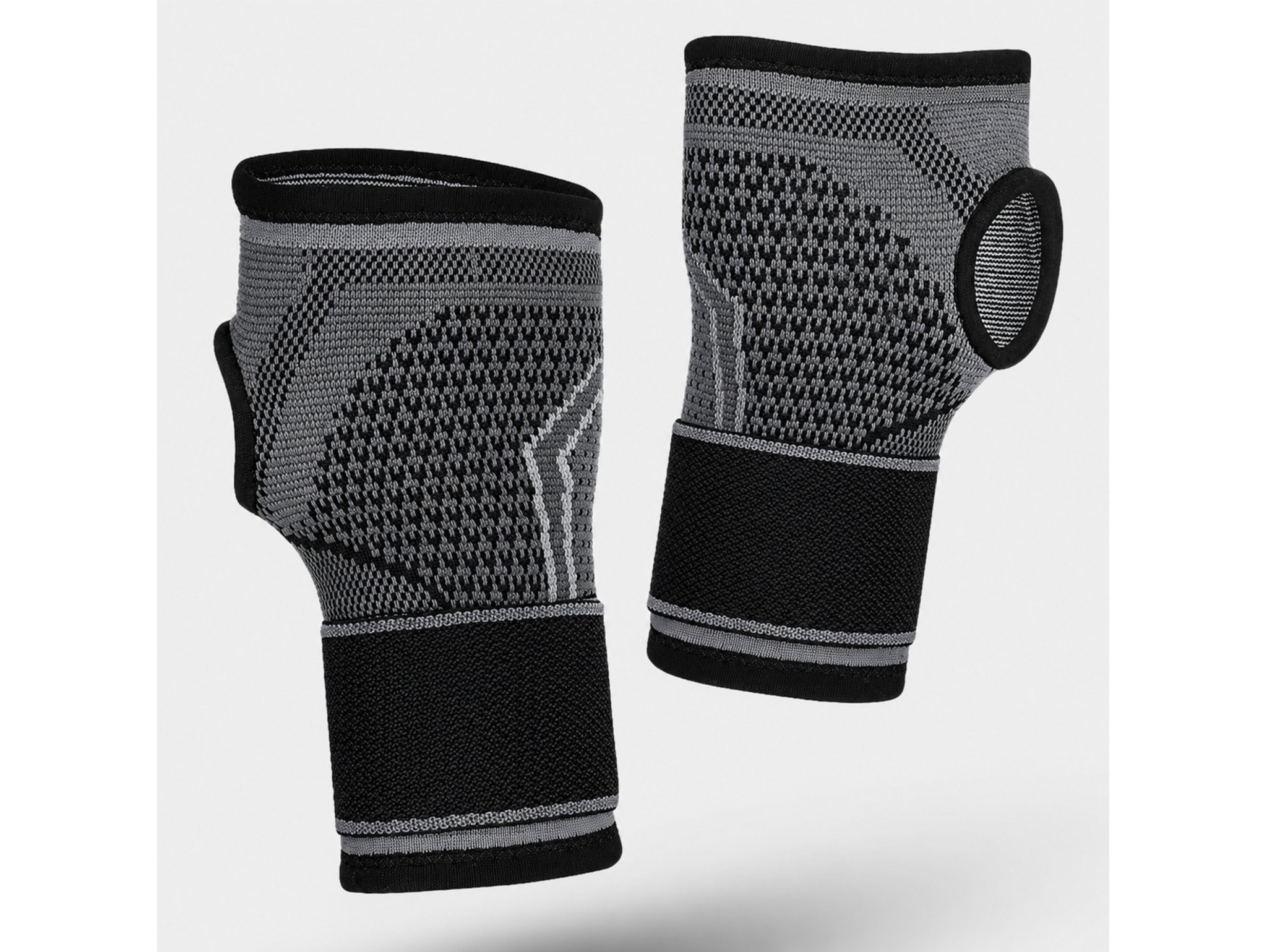OPASKA STABILIZATOR ŚCIĄGACZ SPORTOWY NA NADGARSTEK - czarny