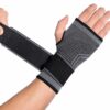 OPASKA STABILIZATOR ŚCIĄGACZ SPORTOWY NA NADGARSTEK - czarny