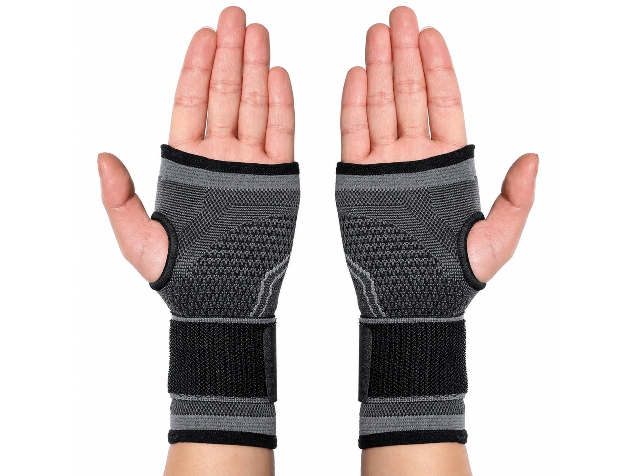 OPASKA STABILIZATOR ŚCIĄGACZ SPORTOWY NA NADGARSTEK - czarny