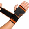 OPASKA STABILIZATOR ŚCIĄGACZ SPORTOWY NA NADGARSTEK - pomarańczowy