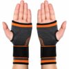 OPASKA STABILIZATOR ŚCIĄGACZ SPORTOWY NA NADGARSTEK - pomarańczowy