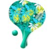 PALETKI DREWNIANE DO PADDLE PLAŻOWE ZESTAW 2 PALETKI+PIŁKA - wzór 1