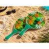 PALETKI DREWNIANE DO PADDLE PLAŻOWE ZESTAW 2 PALETKI+PIŁKA - wzór 2
