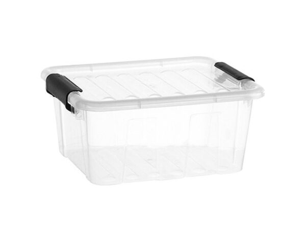 POJEMNIK Z POKRYWĄ DO PRZECHOWYWANIA HOME BOX 2L