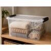 POJEMNIK Z POKRYWĄ DO PRZECHOWYWANIA HOME BOX 8L