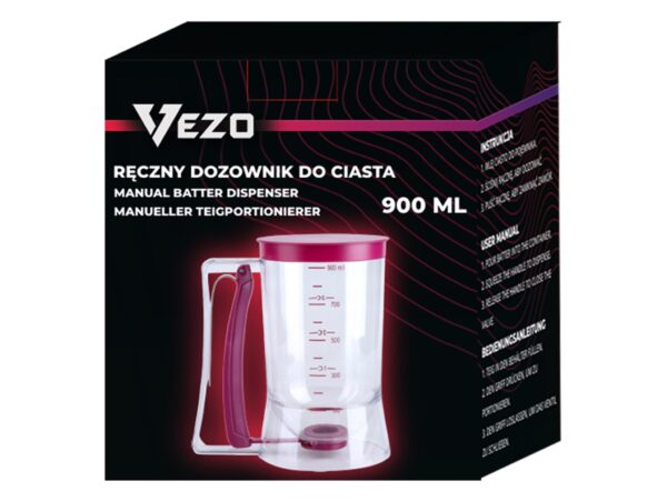 VEZO DOZOWNIK DO NALEŚNIKÓW 900ML - fioletowy