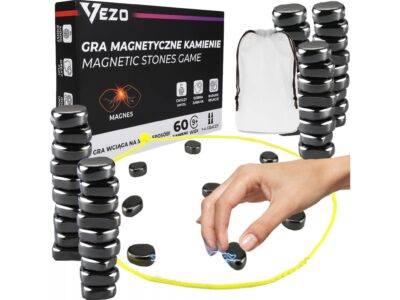 VEZO KAMIENIE KAMYCZKI MAGNETYCZNE GRA 60 KAMYCZKÓW