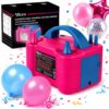 VEZO POMPKA ELEKTRYCZNA DO BALONÓW RÓŻOWO-NIEBIESKI - 18x12x12