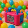 VEZO POMPKA ELEKTRYCZNA DO BALONÓW RÓŻOWO-NIEBIESKI - 18x12x12
