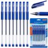 DŁUGOPISY ŻELOWE CIENKOPISY 0.5mm 8SZT - niebieski