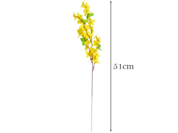 FORSYCJA SZTUCZNA GAŁĄZKA 51CM 4 SZT