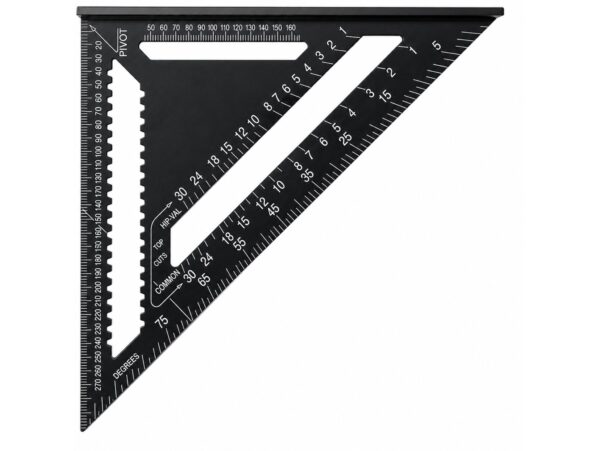 KĄTOWNIK STOLARSKI BUDOWLANY ALUMINIOWY 19CM