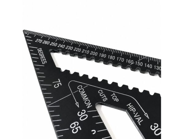 KĄTOWNIK STOLARSKI BUDOWLANY ALUMINIOWY 19CM