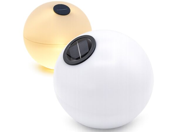 LAMPION SOLARNY KULA 28CM 3 DIODY