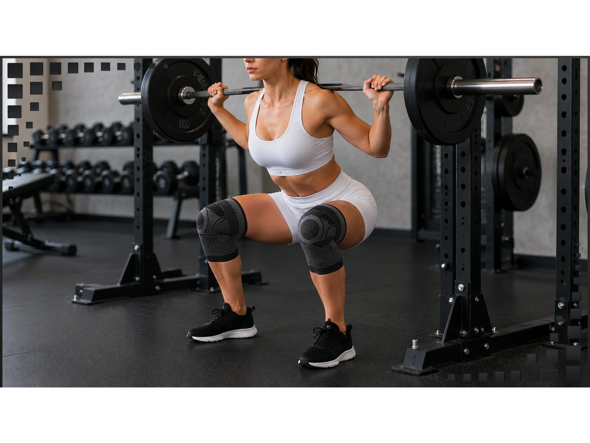OPASKA STABILIZATOR ŚCIĄGACZ SPORTOWY NA KOLANO - rozmiar L