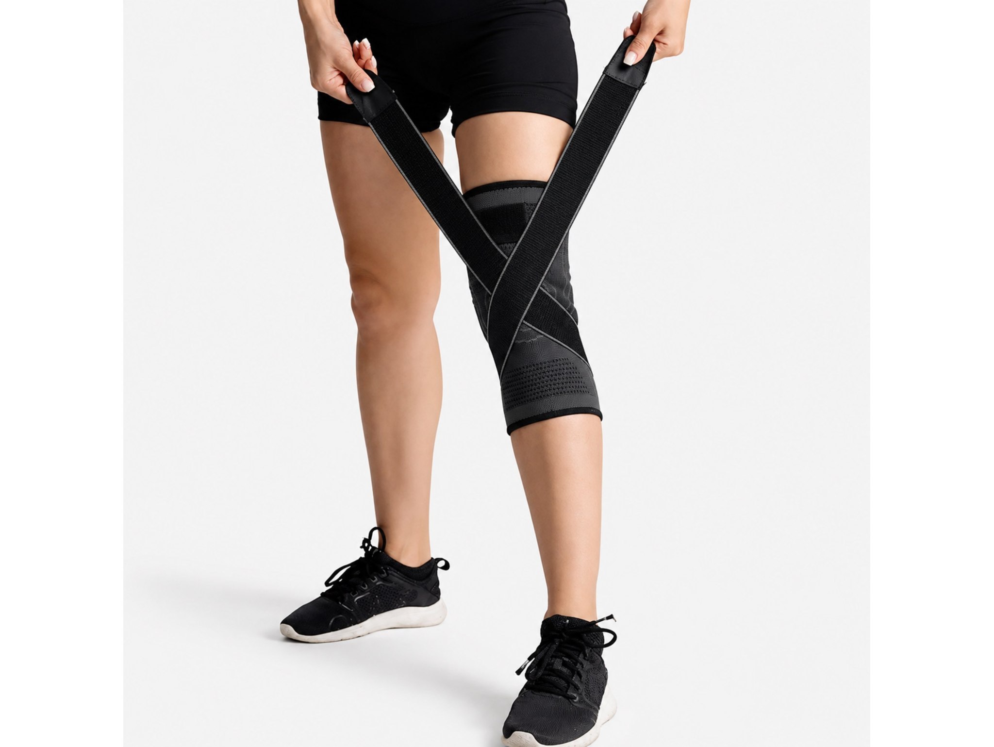OPASKA STABILIZATOR ŚCIĄGACZ SPORTOWY NA KOLANO - rozmiar L