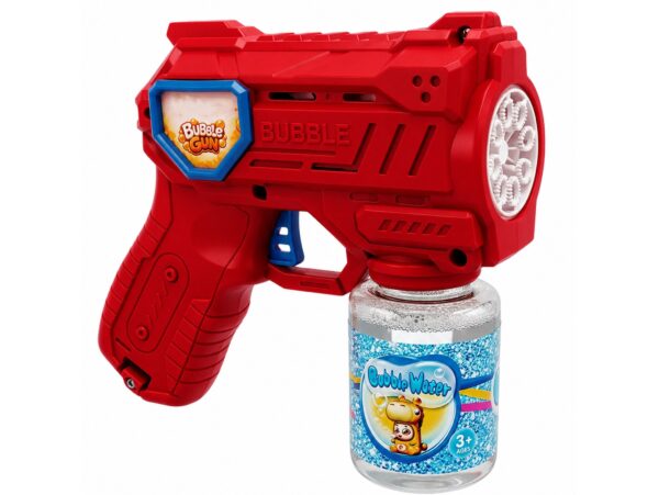 PISTOLET DO BANIEK MYDLANYCH + BAŃKI 70ML - czerwony