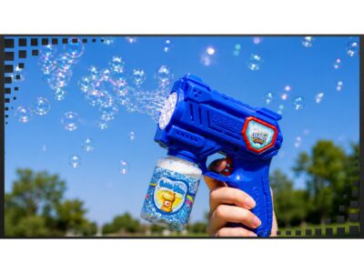 PISTOLET DO BANIEK MYDLANYCH + BAŃKI 70ML - niebieski