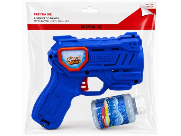 PISTOLET DO BANIEK MYDLANYCH + BAŃKI 70ML - niebieski