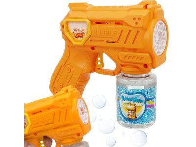 PISTOLET DO BANIEK MYDLANYCH + BAŃKI 70ML - pomarańczowy