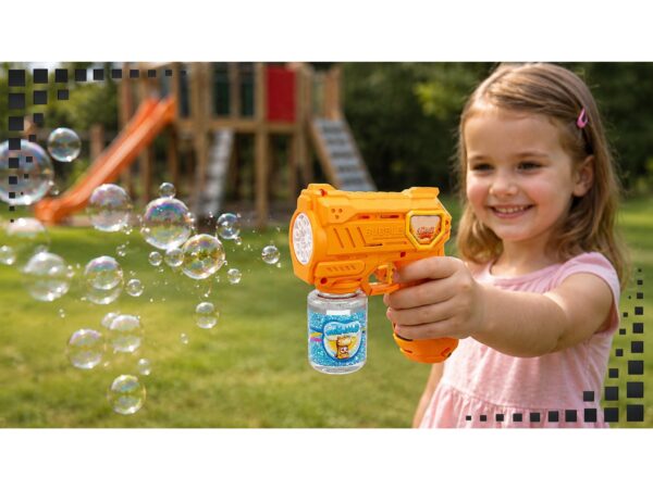 PISTOLET DO BANIEK MYDLANYCH + BAŃKI 70ML - pomarańczowy