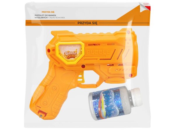 PISTOLET DO BANIEK MYDLANYCH + BAŃKI 70ML - pomarańczowy