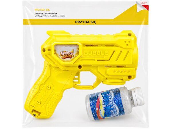 PISTOLET DO BANIEK MYDLANYCH + BAŃKI 70ML - żółty