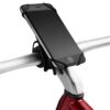 UCHWYT ROWEROWY NA TELEFON SILIKONOWY - czarny